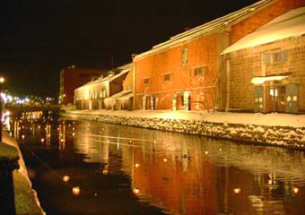 運河&浮き球&倉庫群 運河&浮き球&倉庫群