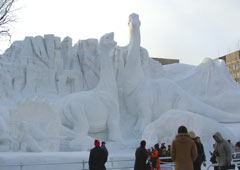 大雪像・恐竜 大雪像・恐竜