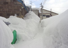 小樽の住宅街の様子2 小樽の住宅街の様子2
