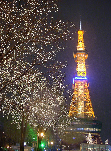 第27回さっぽろホワイトイルミネーション(大通2丁目から1丁目会場方面)3 第27回さっぽろホワイトイルミネーション(大通2丁目から1丁目会場方面)3