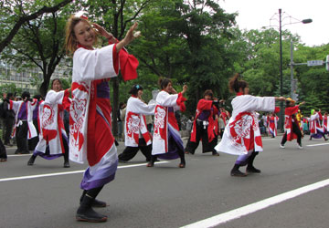 第18回YOSAKOIソーラン祭り(大通パレードその1)2 第18回YOSAKOIソーラン祭り(大通パレードその1)2
