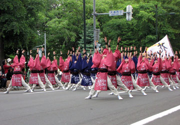 第18回YOSAKOIソーラン祭り(大通パレードその1)4 第18回YOSAKOIソーラン祭り(大通パレードその1)4