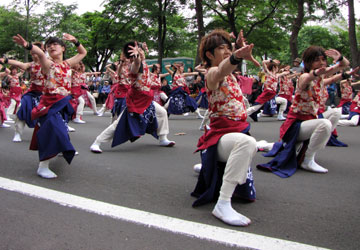第18回YOSAKOIソーラン祭り(大通パレードその1)5 第18回YOSAKOIソーラン祭り(大通パレードその1)5