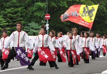 第18回YOSAKOIソーラン祭り(大通パレードその1)6 第18回YOSAKOIソーラン祭り(大通パレードその1)6