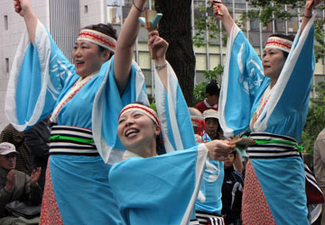 第18回YOSAKOIソーラン祭り(大通パレードその1)7 第18回YOSAKOIソーラン祭り(大通パレードその1)7