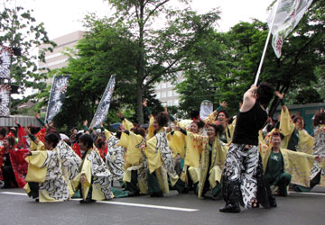 第18回YOSAKOIソーラン祭り(大通パレードその1)12 第18回YOSAKOIソーラン祭り(大通パレードその1)12