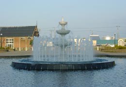 小樽運河公園の噴水